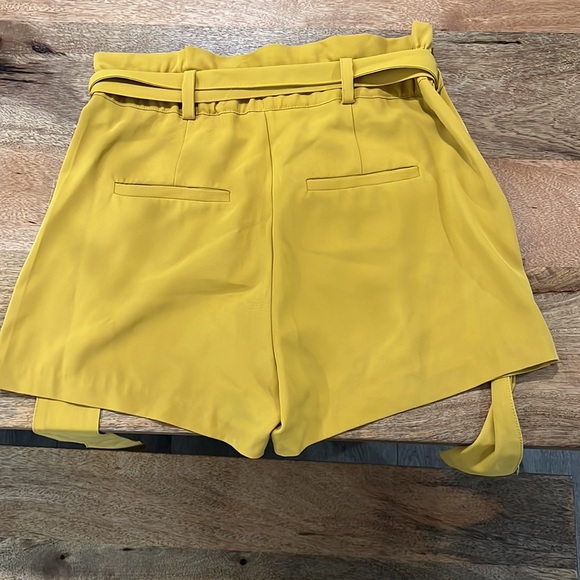 Dynamite Gold dress shorts, tie belt - Picture 2 of 2